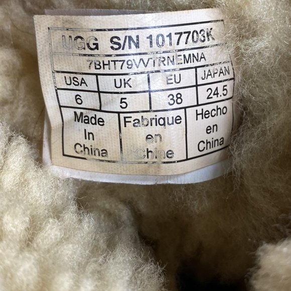 Ugg Youth Boots Classic II 1017703K Chesnut Sz 6 - Picture 12 of 16